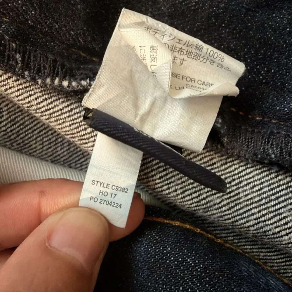 J. Crew Style 770  Slim Fit  Dark Wash Dadcore Jeans Men’s 36x34 Preppy